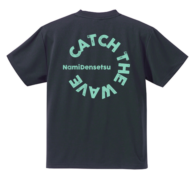 【NAVY】サーフドライTee ”Catch The Wave”